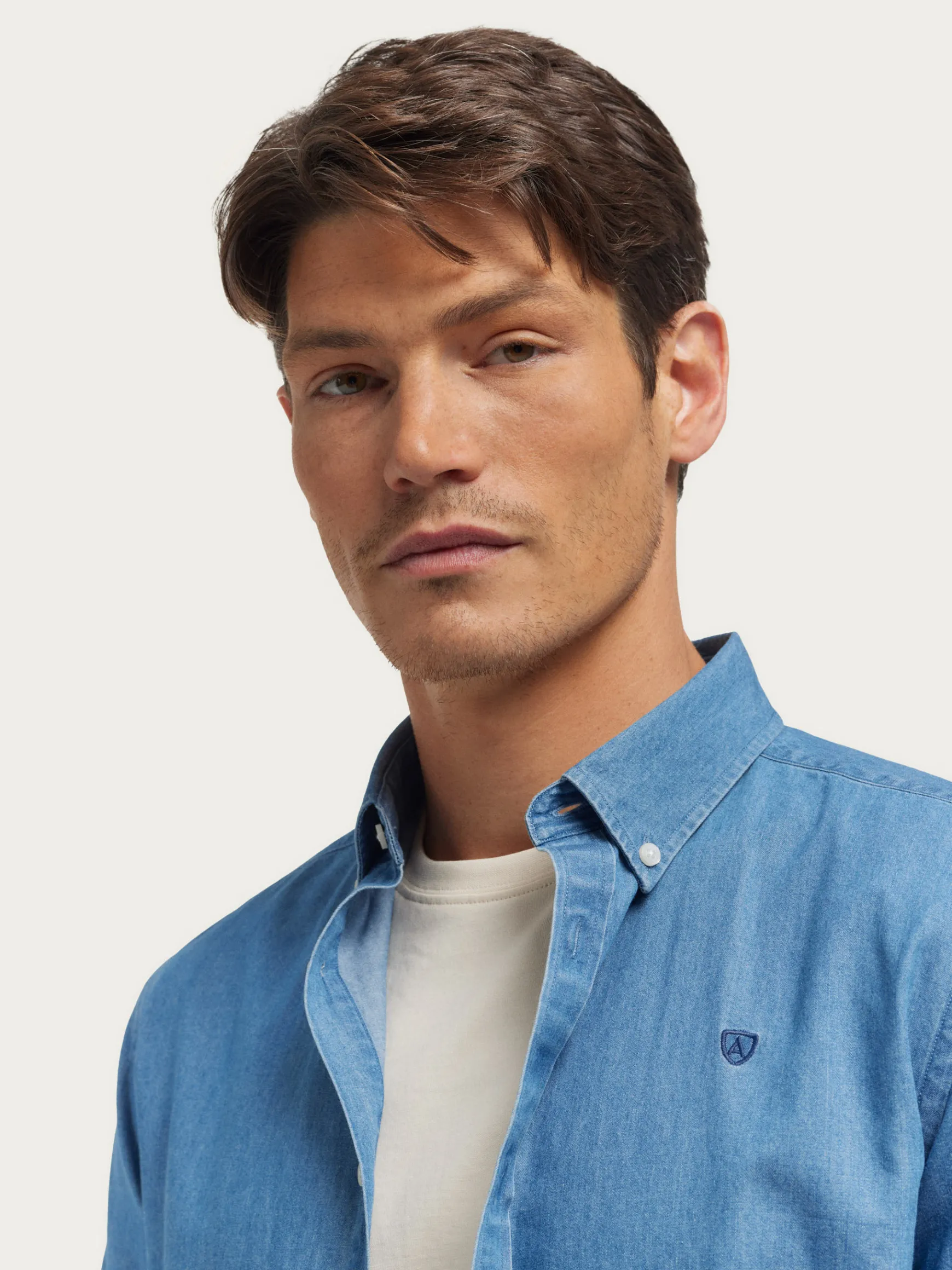 CAMISA DENIM B.DOWN-Alvaro Moreno Online