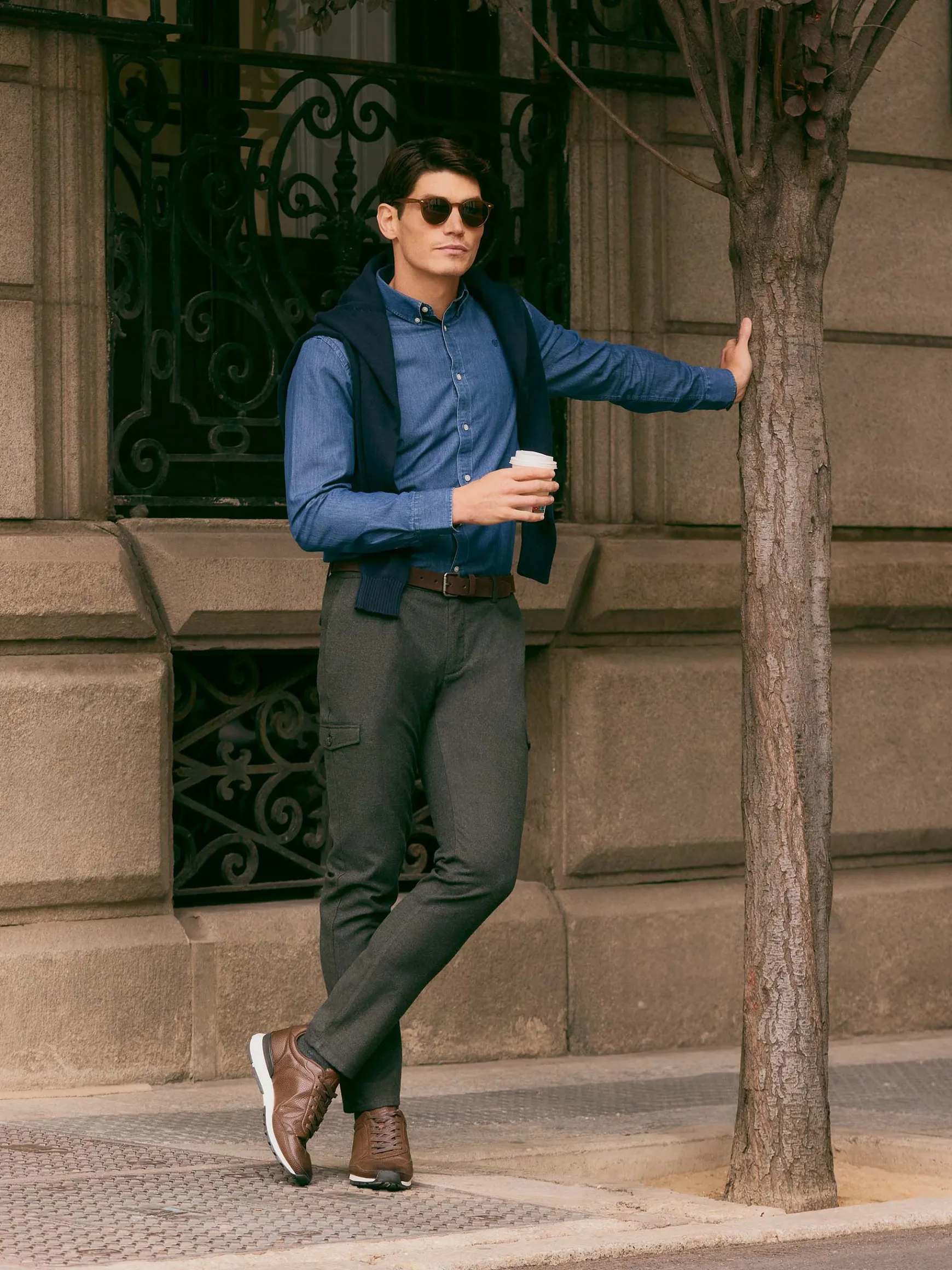 CAMISA DENIM B.DOWN-Alvaro Moreno New