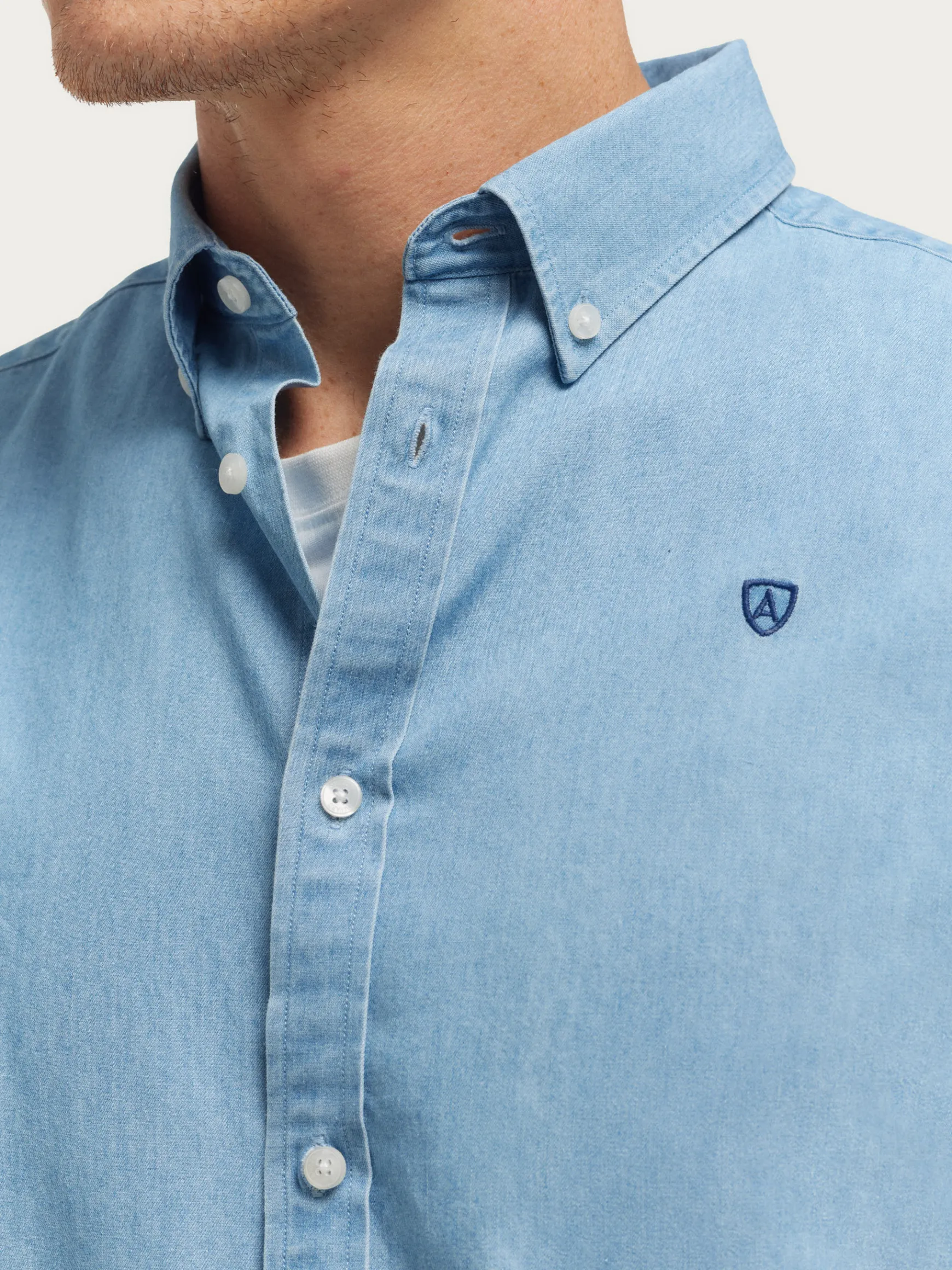 CAMISA DENIM B.DOWN-Alvaro Moreno Best