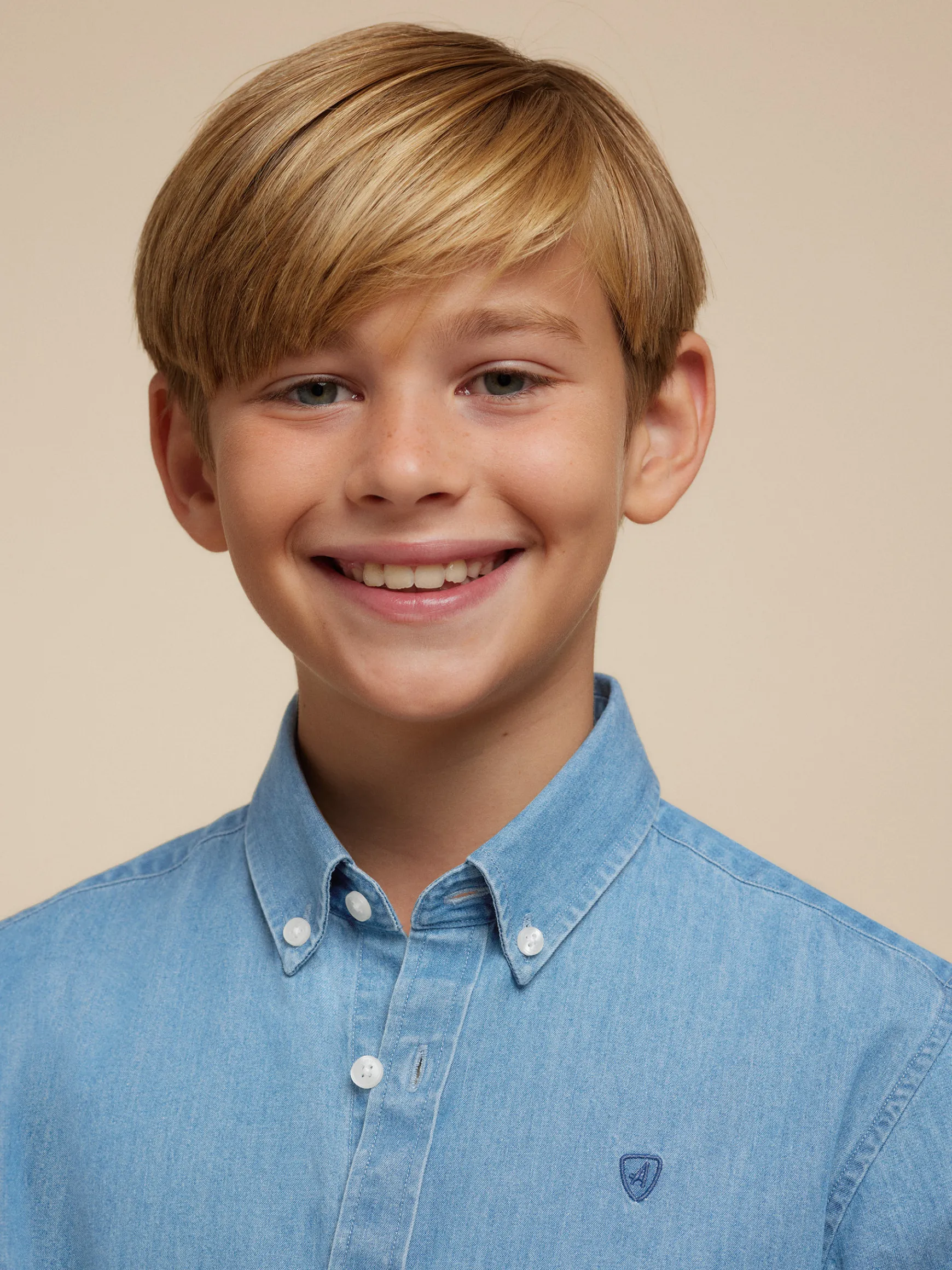 CAMISA DENIM KIDS-Alvaro Moreno