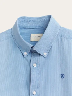 CAMISA DENIM RAYAS-Alvaro Moreno Online