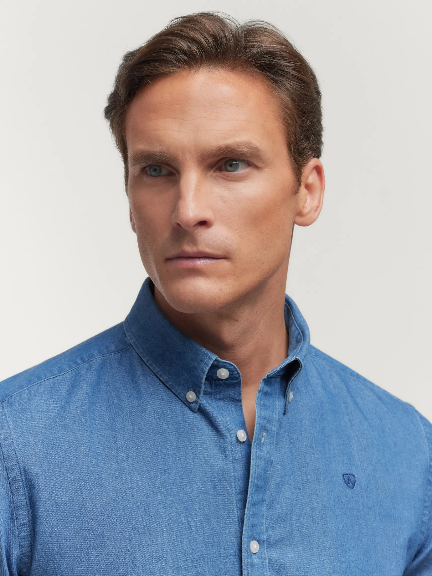 CAMISA DENIM SLUB-Alvaro Moreno Clearance