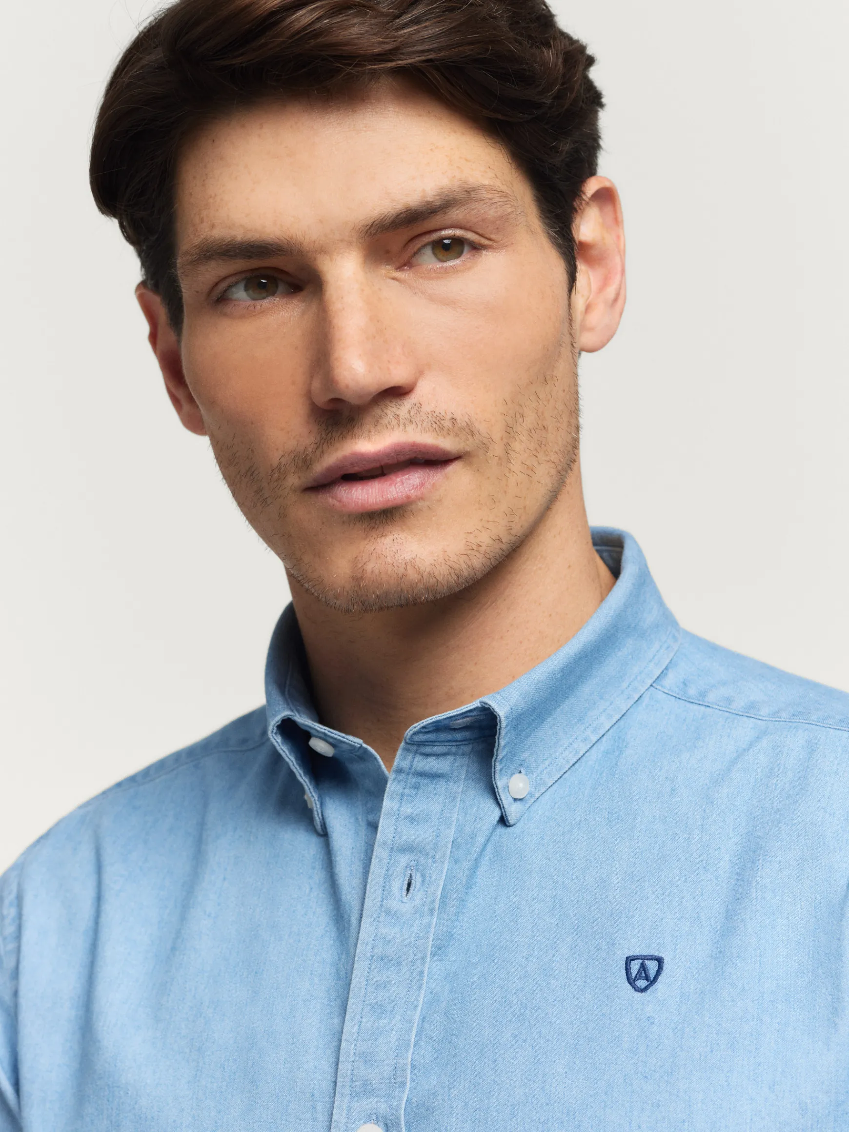 CAMISA DENIM SLUB-Alvaro Moreno