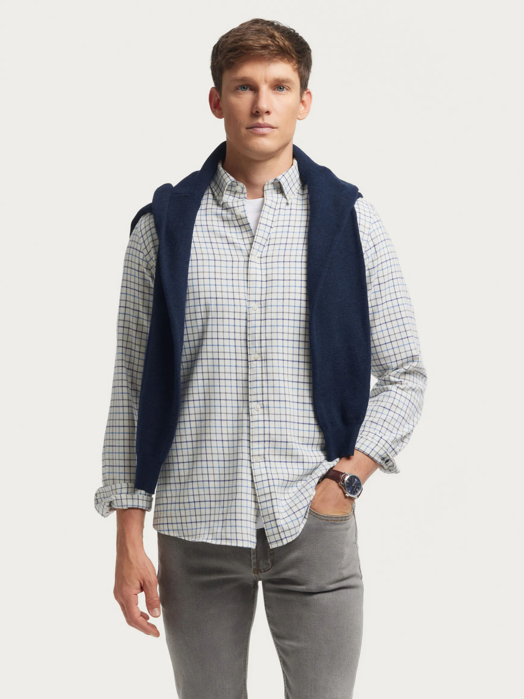CAMISA FLANNEL CHECKS-Alvaro Moreno