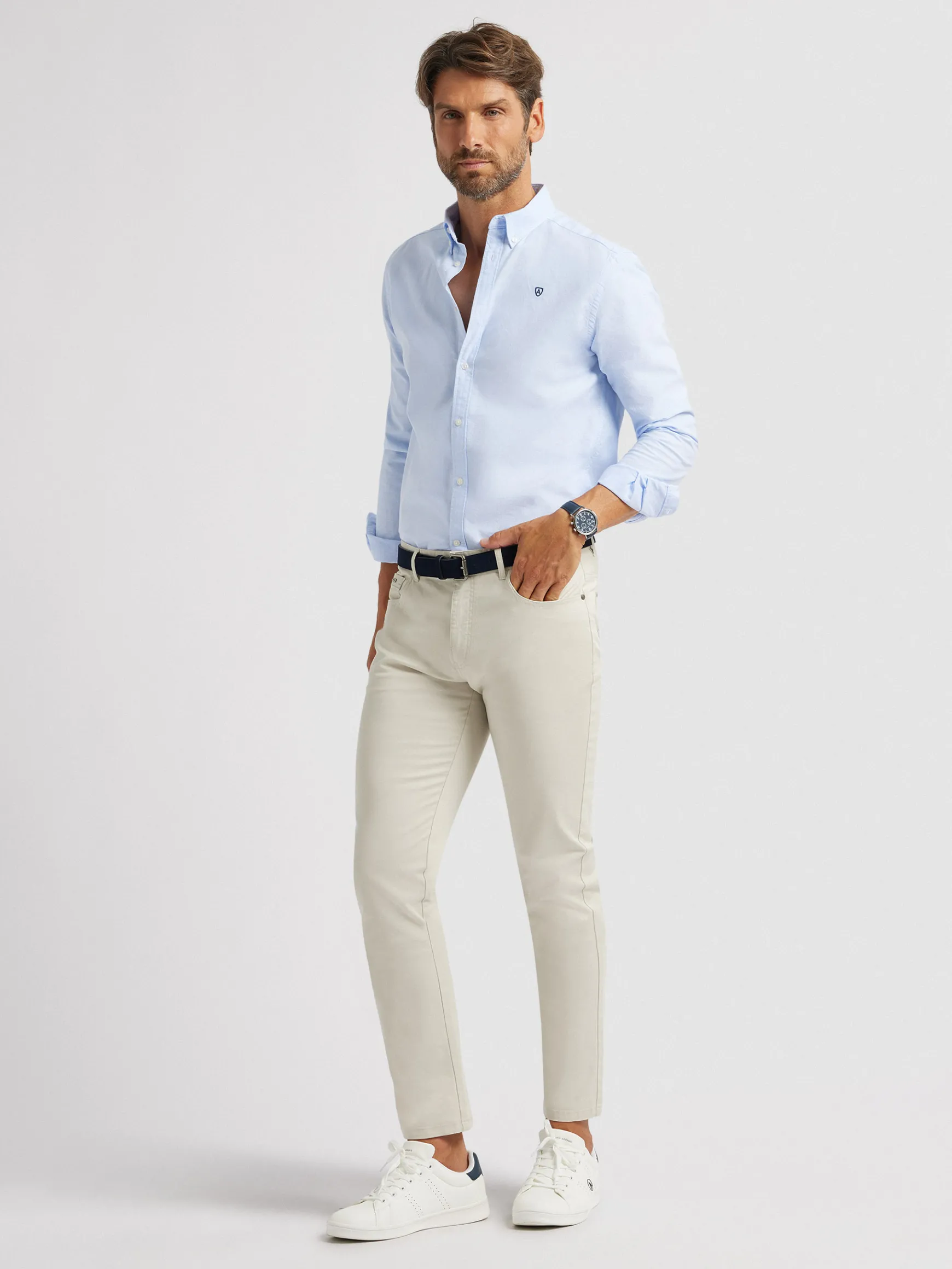 CAMISA OXFORD BASIC-Alvaro Moreno Best