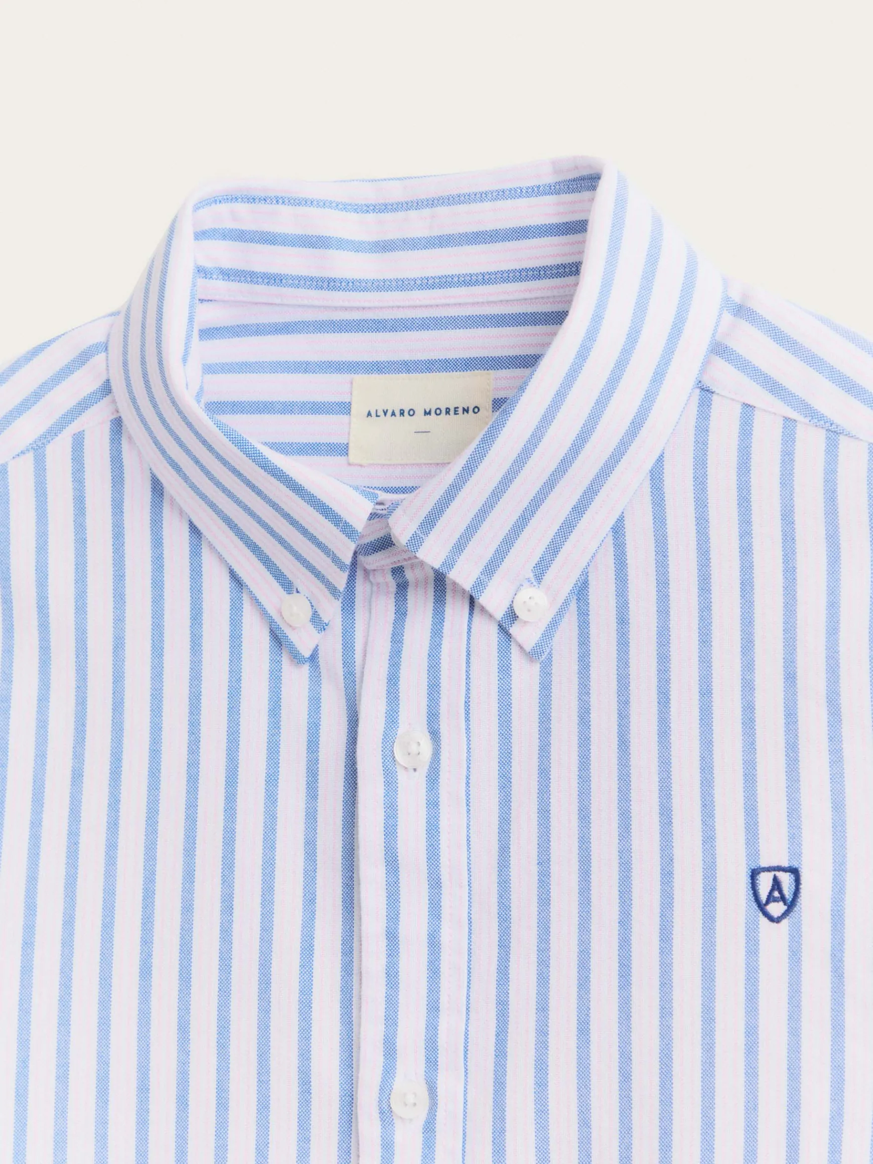 CAMISA OXFORD FANCY STR-Alvaro Moreno Clearance