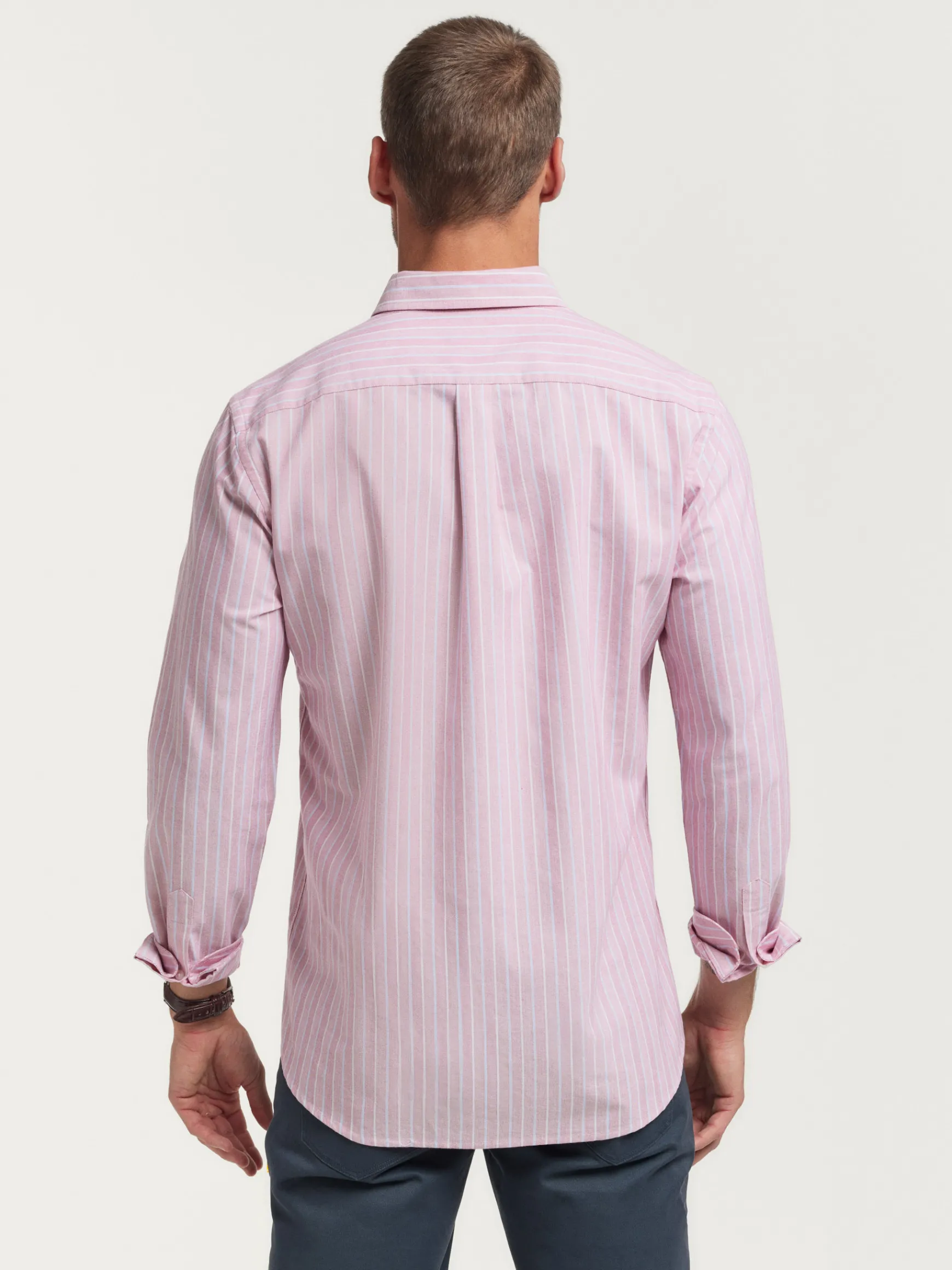 CAMISA OXFORD FANCY STR-Alvaro Moreno Clearance