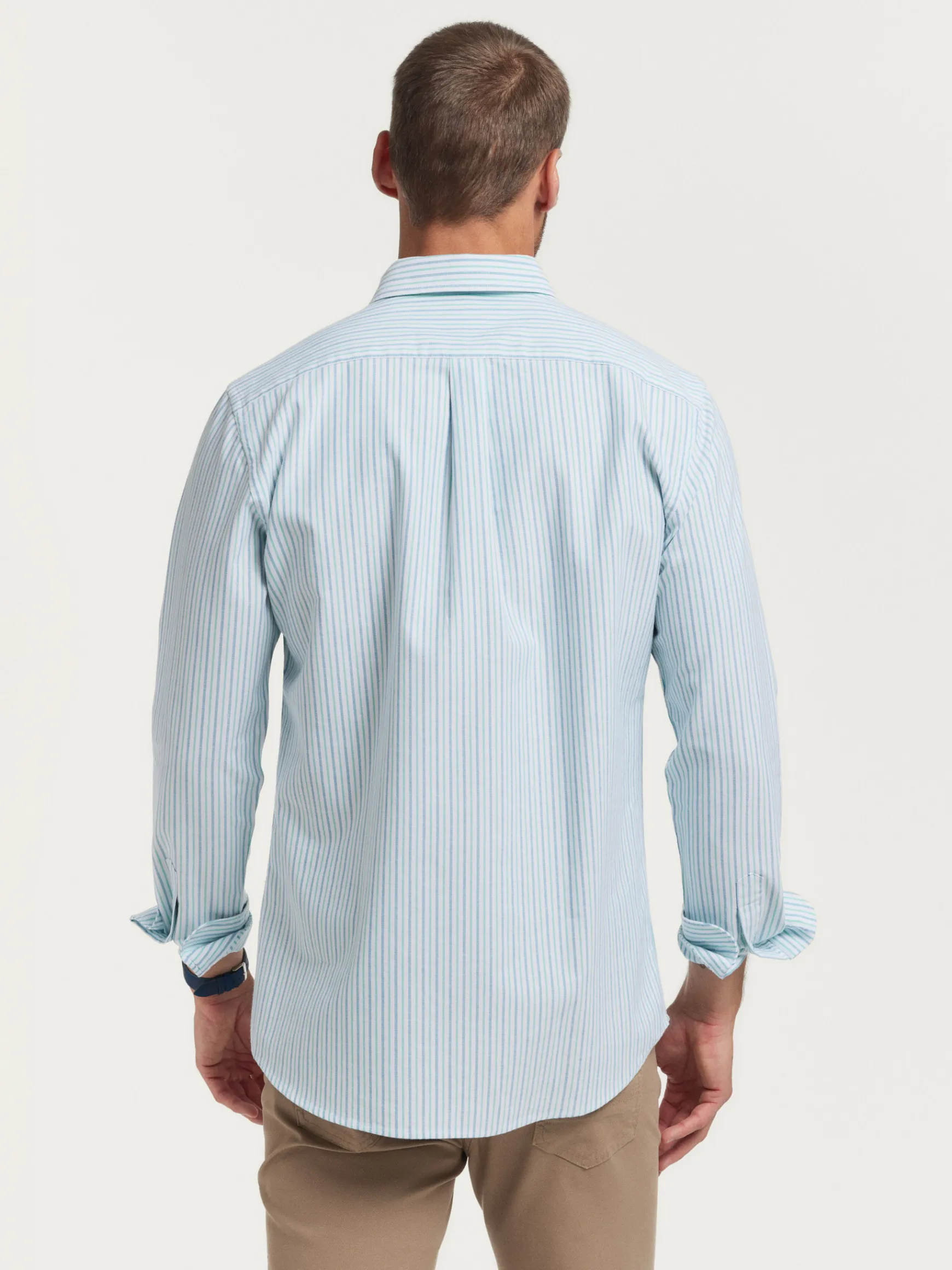 CAMISA OXFORD FANCY STR-Alvaro Moreno Outlet