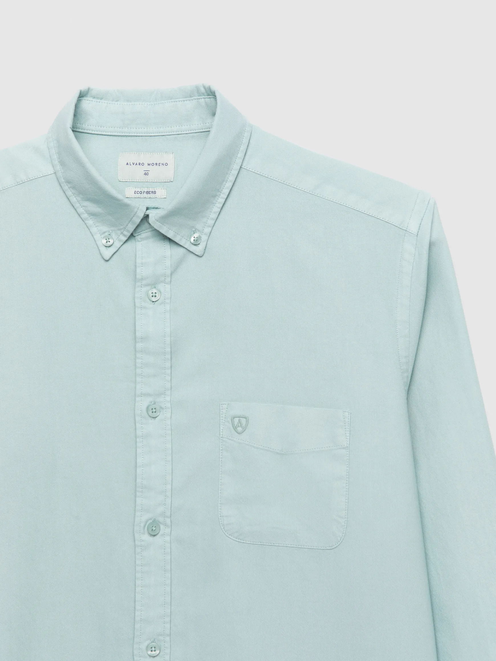 CAMISA OXFORD POCKET DYE-Alvaro Moreno New