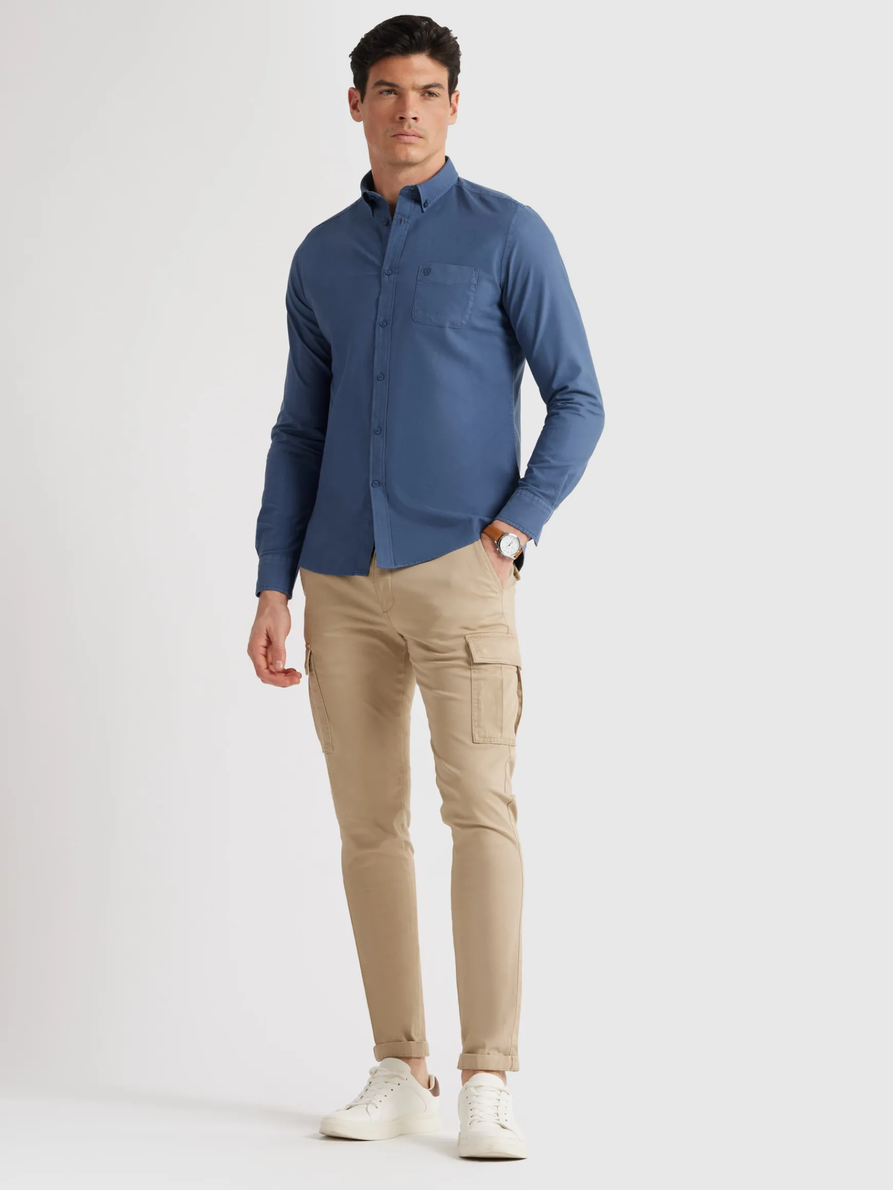 CAMISA OXFORD POCKET DYE-Alvaro Moreno Best