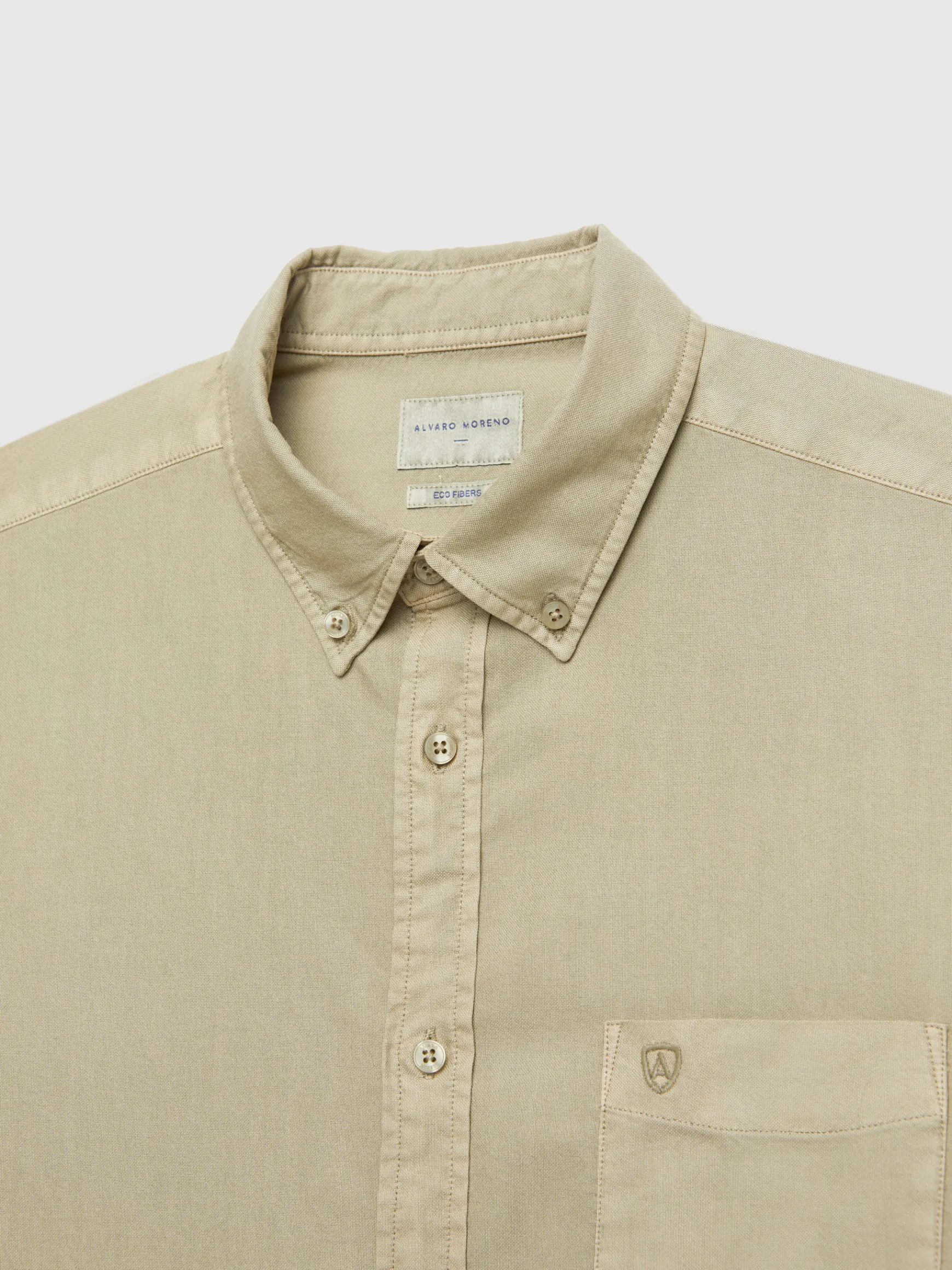 CAMISA OXFORD POCKET DYE-Alvaro Moreno New