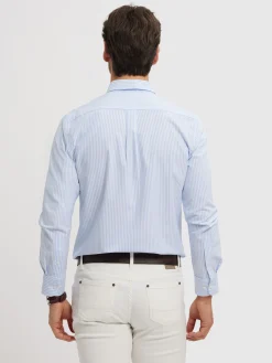 CAMISA OXFORD RAYAS BASIC-Alvaro Moreno Best