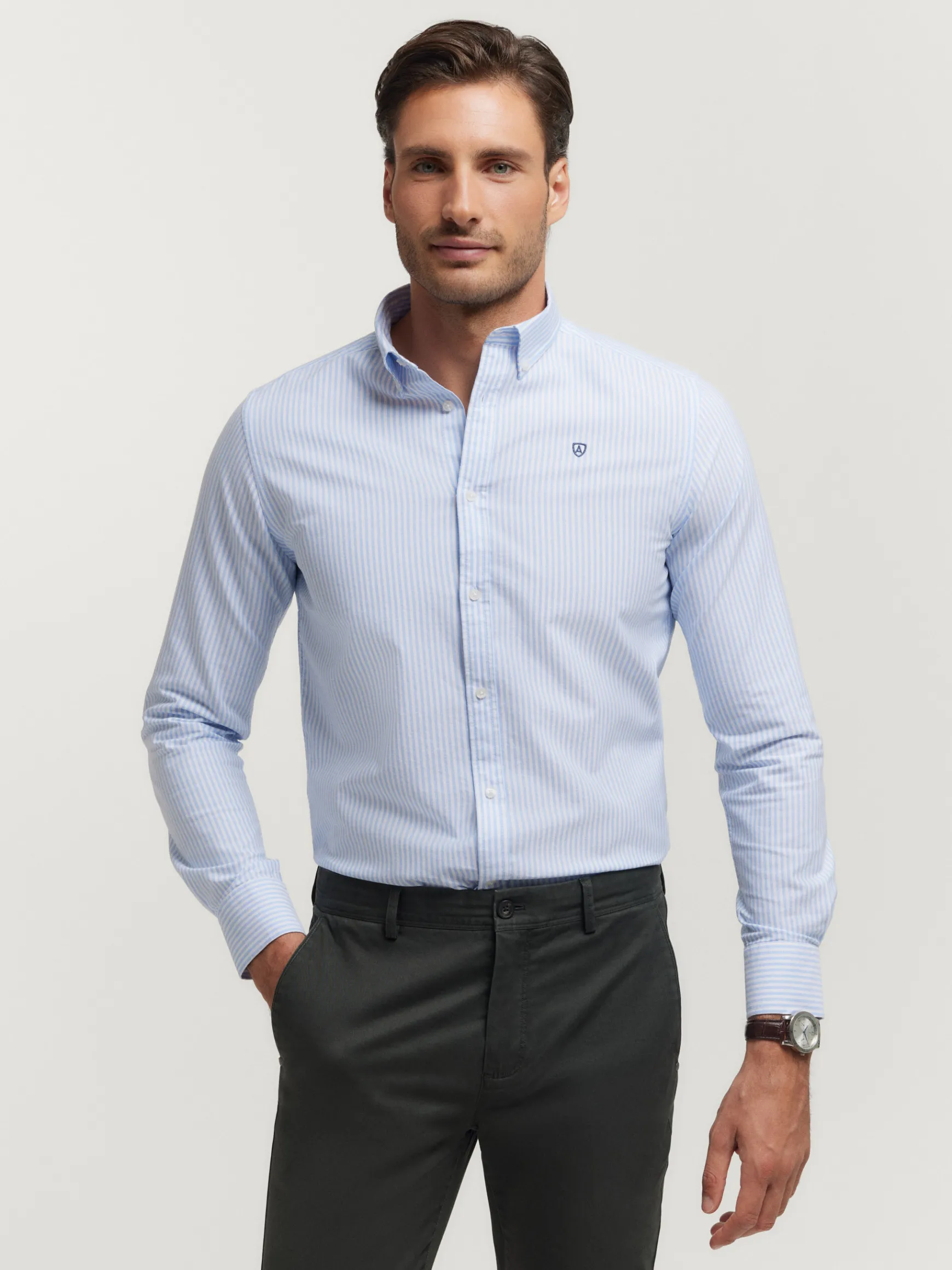 CAMISA OXFORD RAYAS-Alvaro Moreno Discount