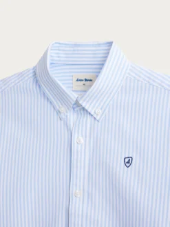 CAMISA OXFORD RAYAS KIDS-Alvaro Moreno New