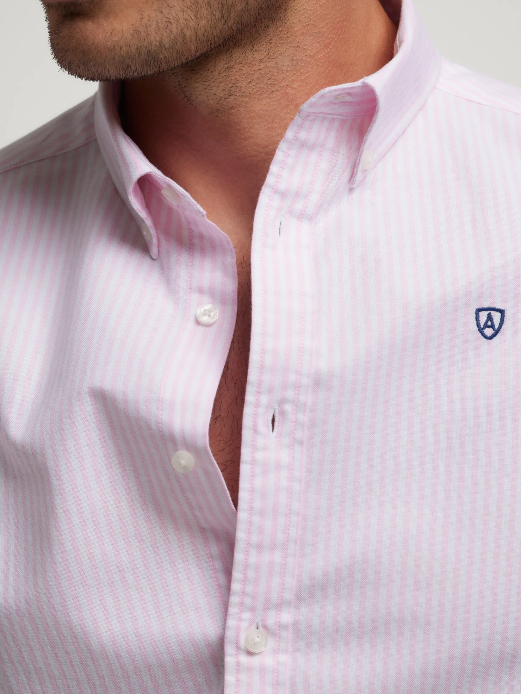 CAMISA OXFORD RAYAS-Alvaro Moreno Best