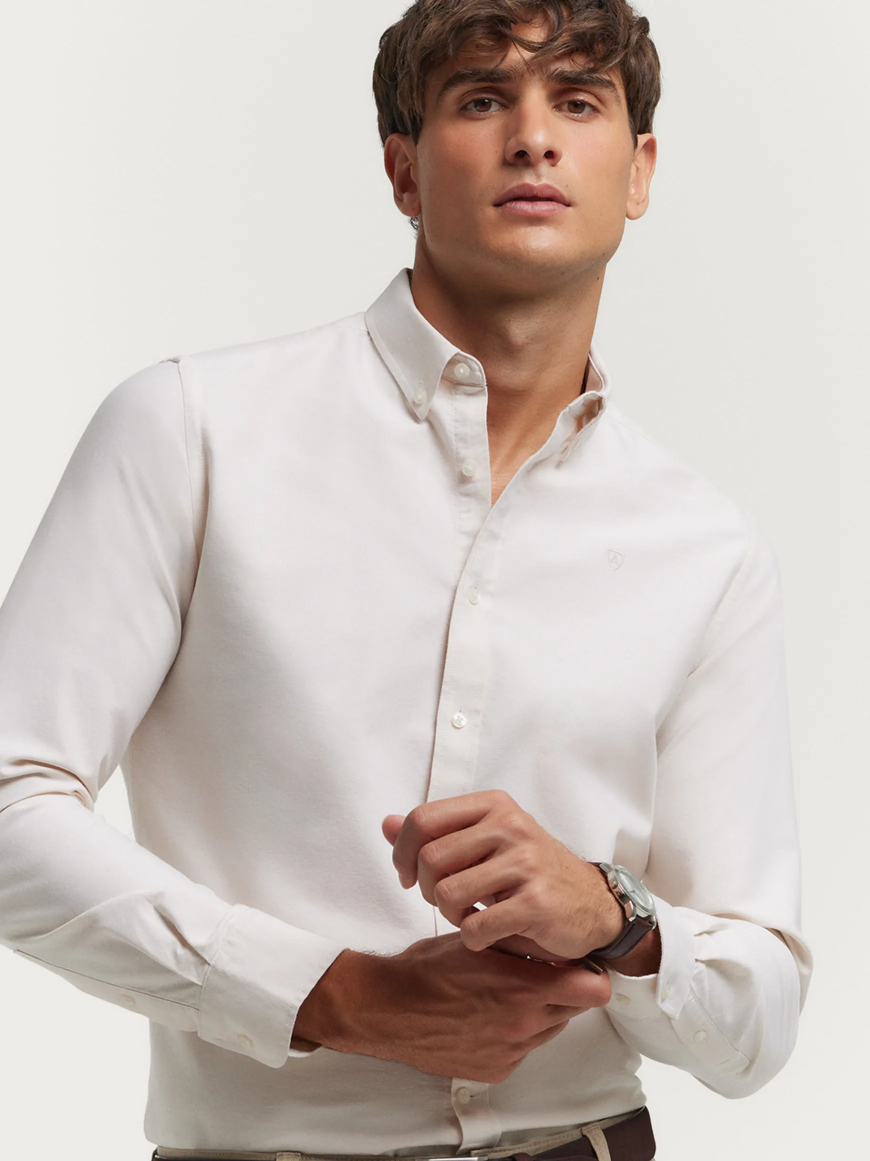 CAMISA OXFORD SOLID-Alvaro Moreno Sale