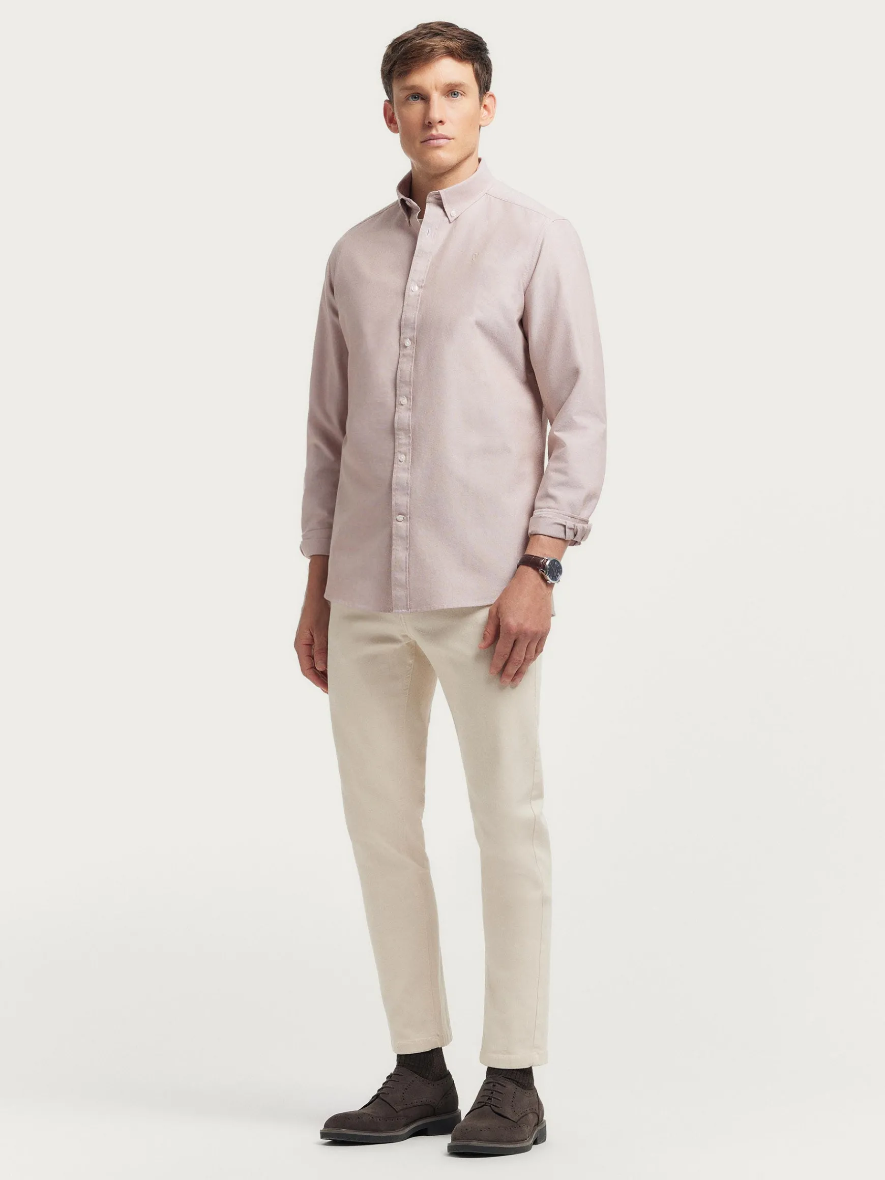 CAMISA OXFORD SOLID-Alvaro Moreno Sale