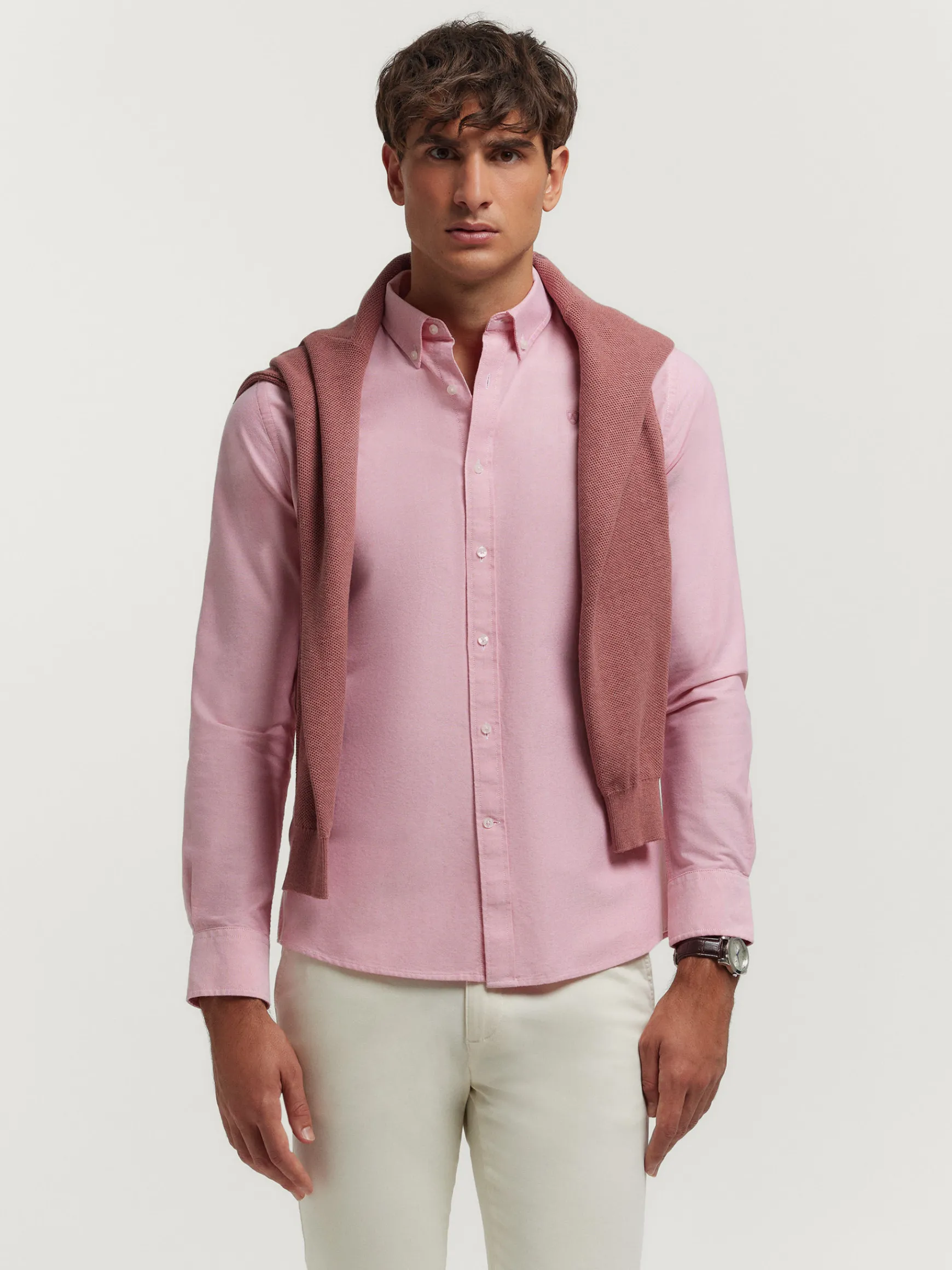 CAMISA OXFORD SOLID-Alvaro Moreno New