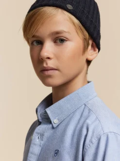 CAMISA OXFORD SOLID KIDS-Alvaro Moreno Outlet