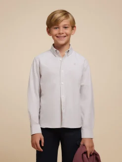 CAMISA OXFORD SOLID KIDS-Alvaro Moreno Clearance