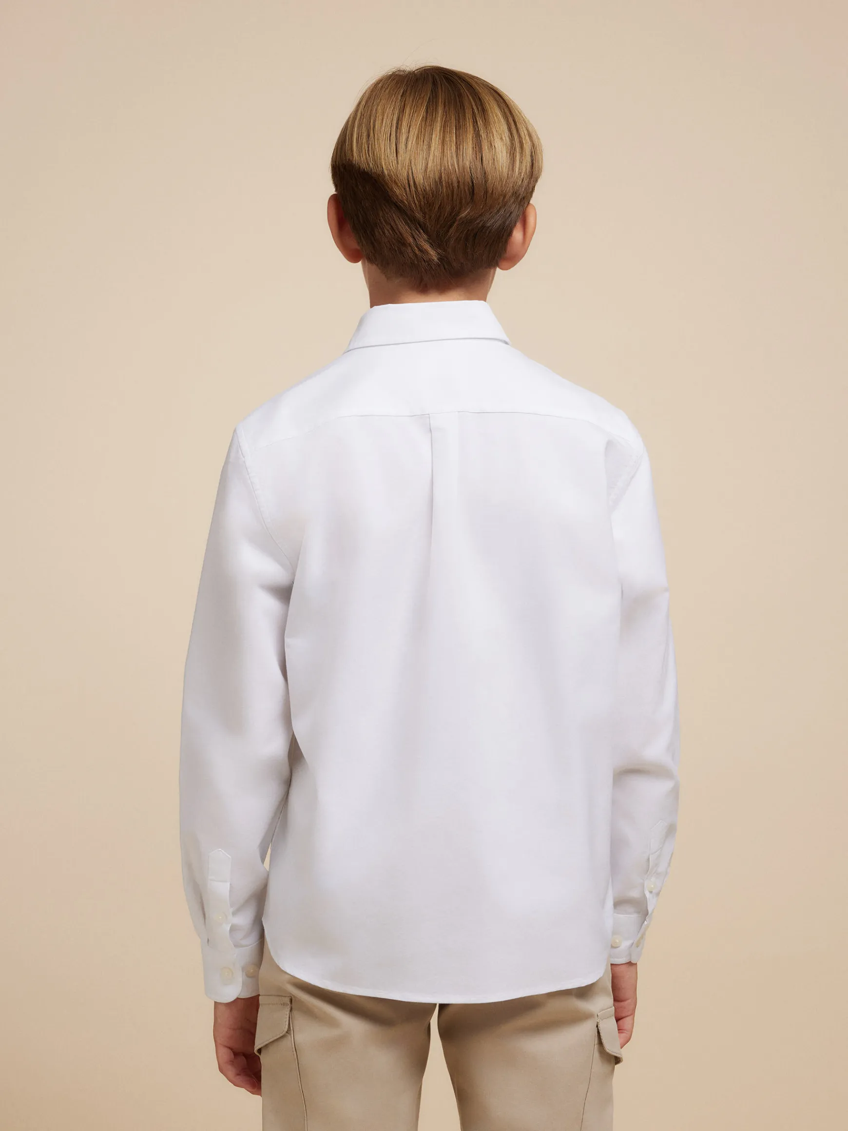 CAMISA OXFORD SOLID KIDS-Alvaro Moreno Sale