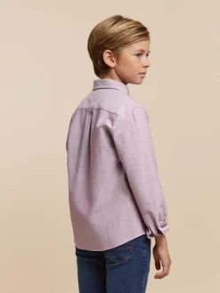 CAMISA OXFORD SOLID KIDS-Alvaro Moreno Clearance