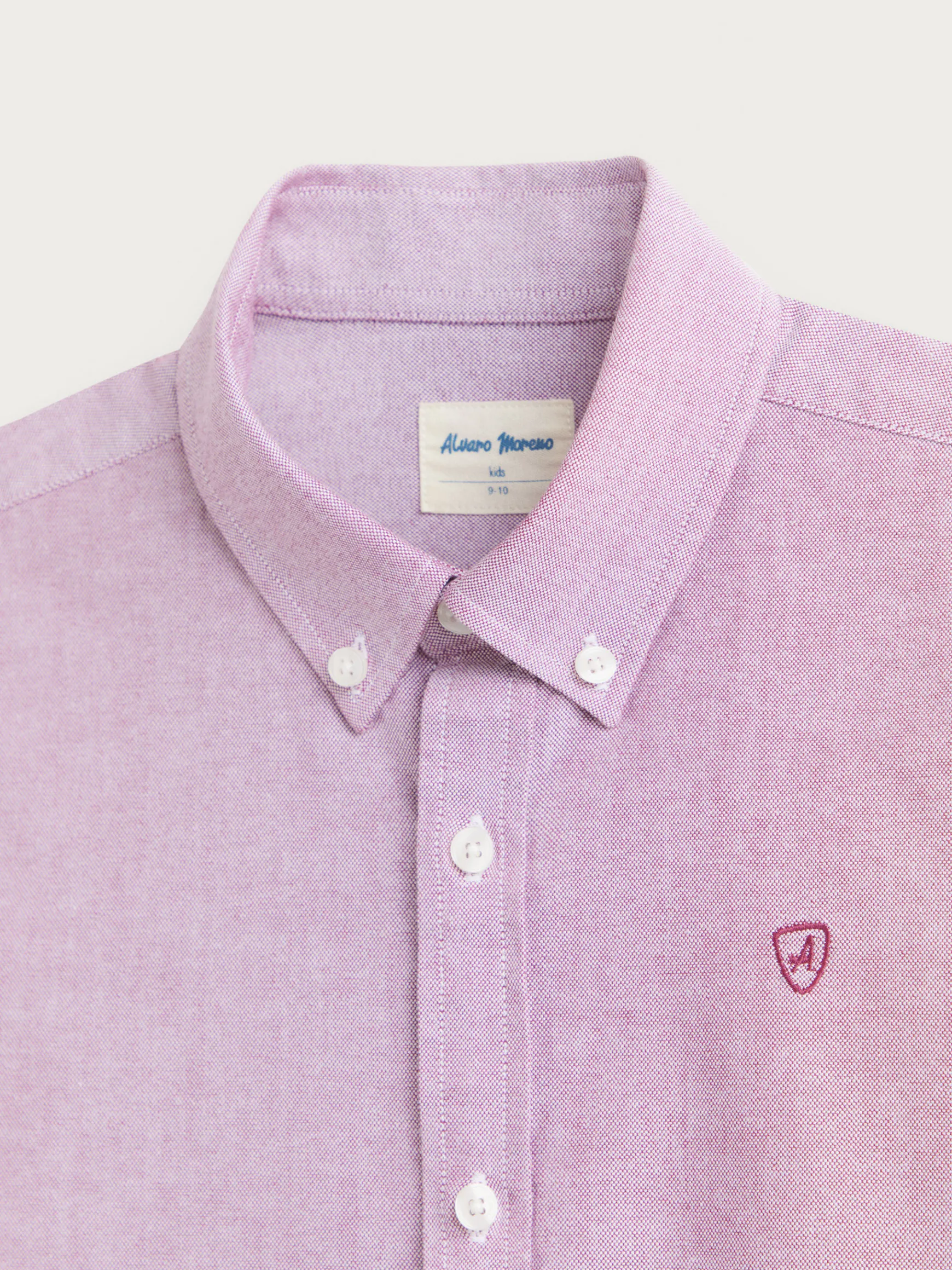 CAMISA OXFORD SOLID KIDS-Alvaro Moreno Clearance