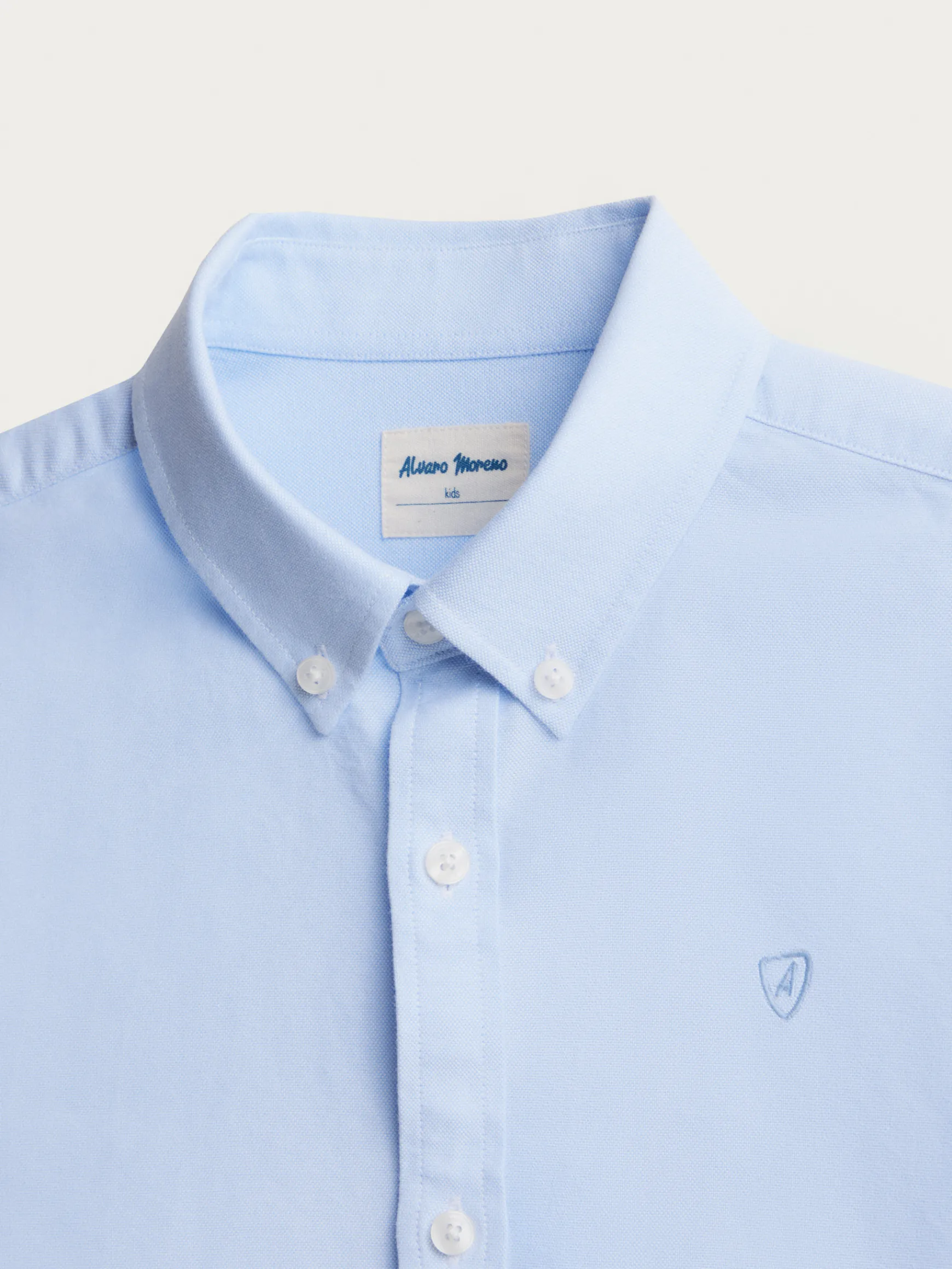 CAMISA OXFORD SOLID KIDS-Alvaro Moreno Discount