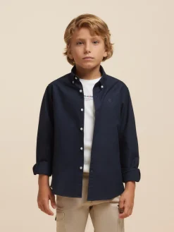 CAMISA OXFORD SOLID KIDS-Alvaro Moreno Sale