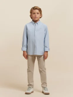 CAMISA OXFORD SOLID KIDS-Alvaro Moreno Hot