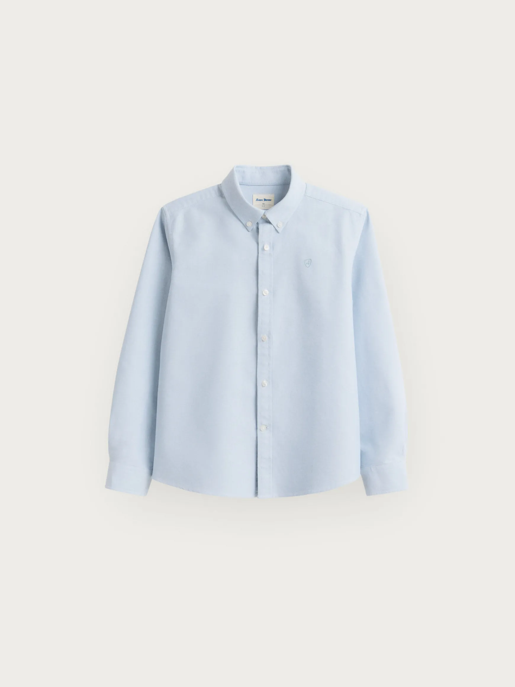 CAMISA OXFORD SOLID KIDS-Alvaro Moreno Hot