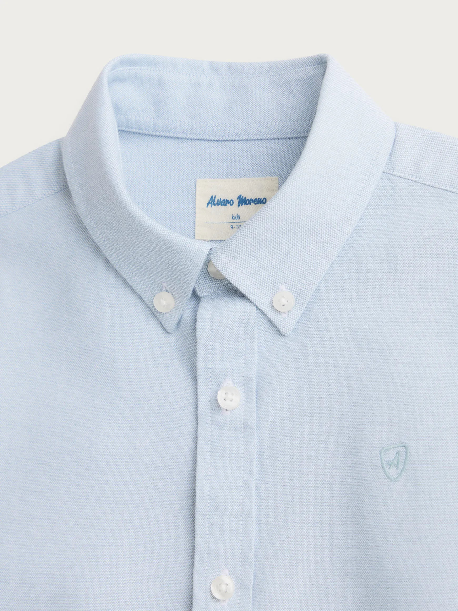 CAMISA OXFORD SOLID KIDS-Alvaro Moreno Hot