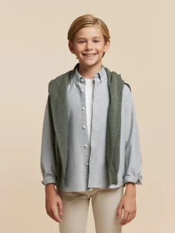 CAMISA OXFORD SOLID KIDS-Alvaro Moreno Best