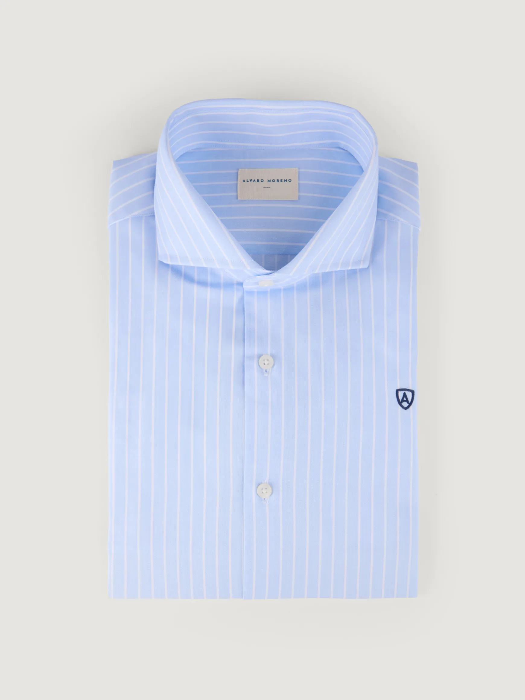CAMISA VESTIR RAYAS-Alvaro Moreno