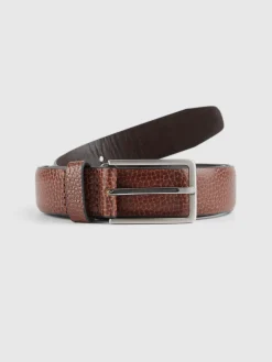 CINTURON VESTIR LEATHER MARRÓN-Alvaro Moreno