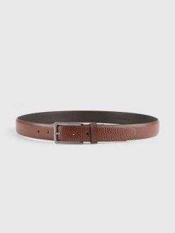 CINTURON VESTIR LEATHER MARRÓN-Alvaro Moreno