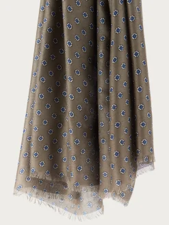 FOULARD PRINT MARRÓN-Alvaro Moreno