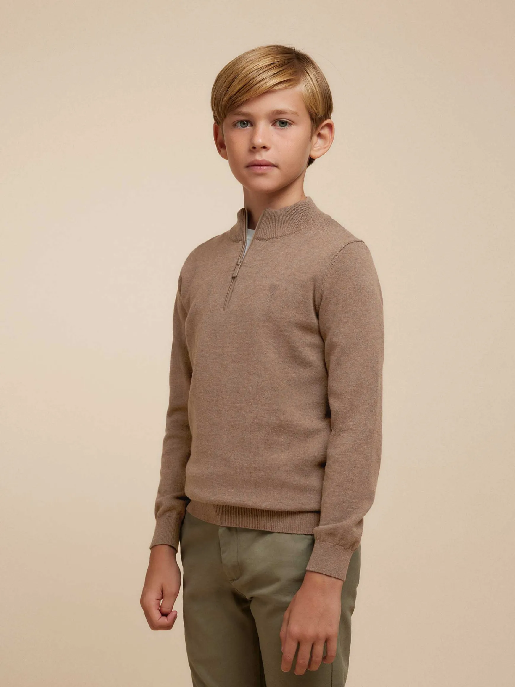 JERSEY LORENZO KIDS MARRÓN-Alvaro Moreno Clearance