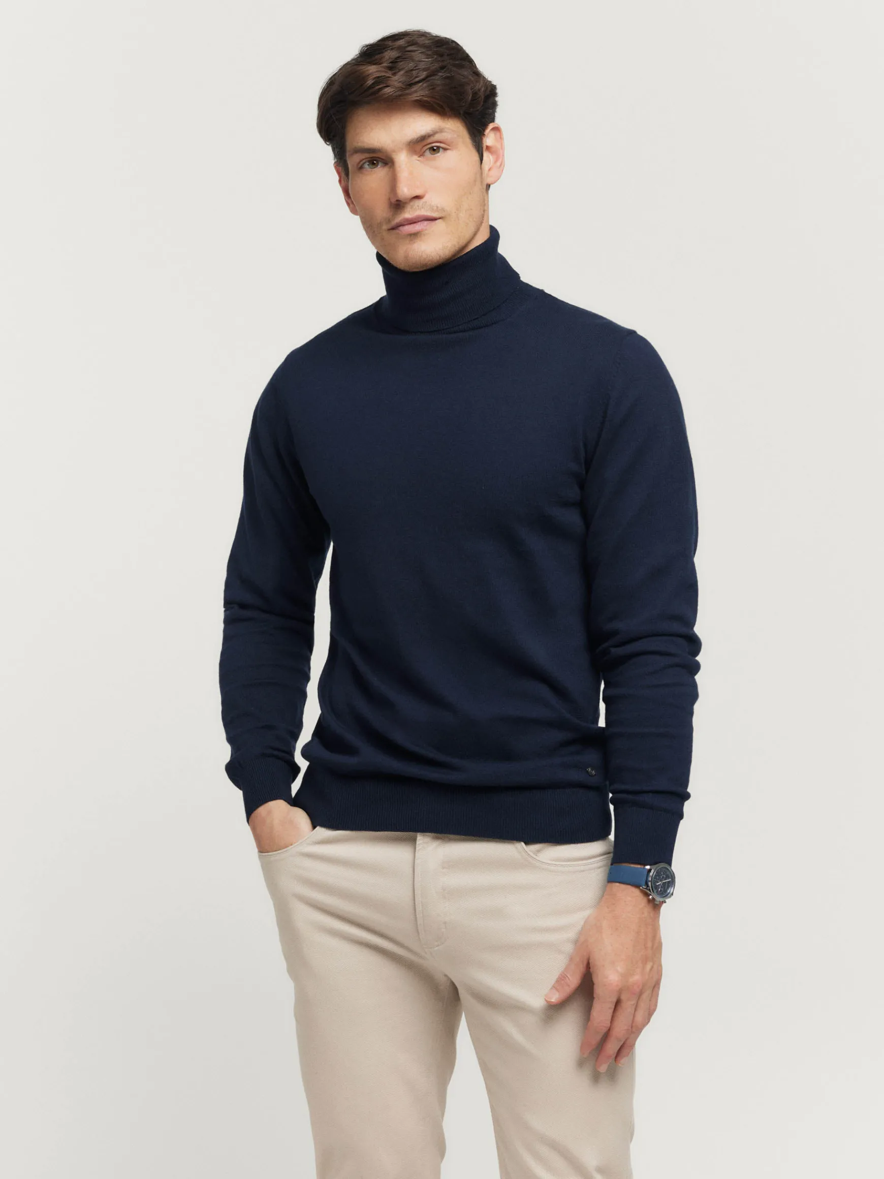 JERSEY ROLL COLLAR-Alvaro Moreno Outlet