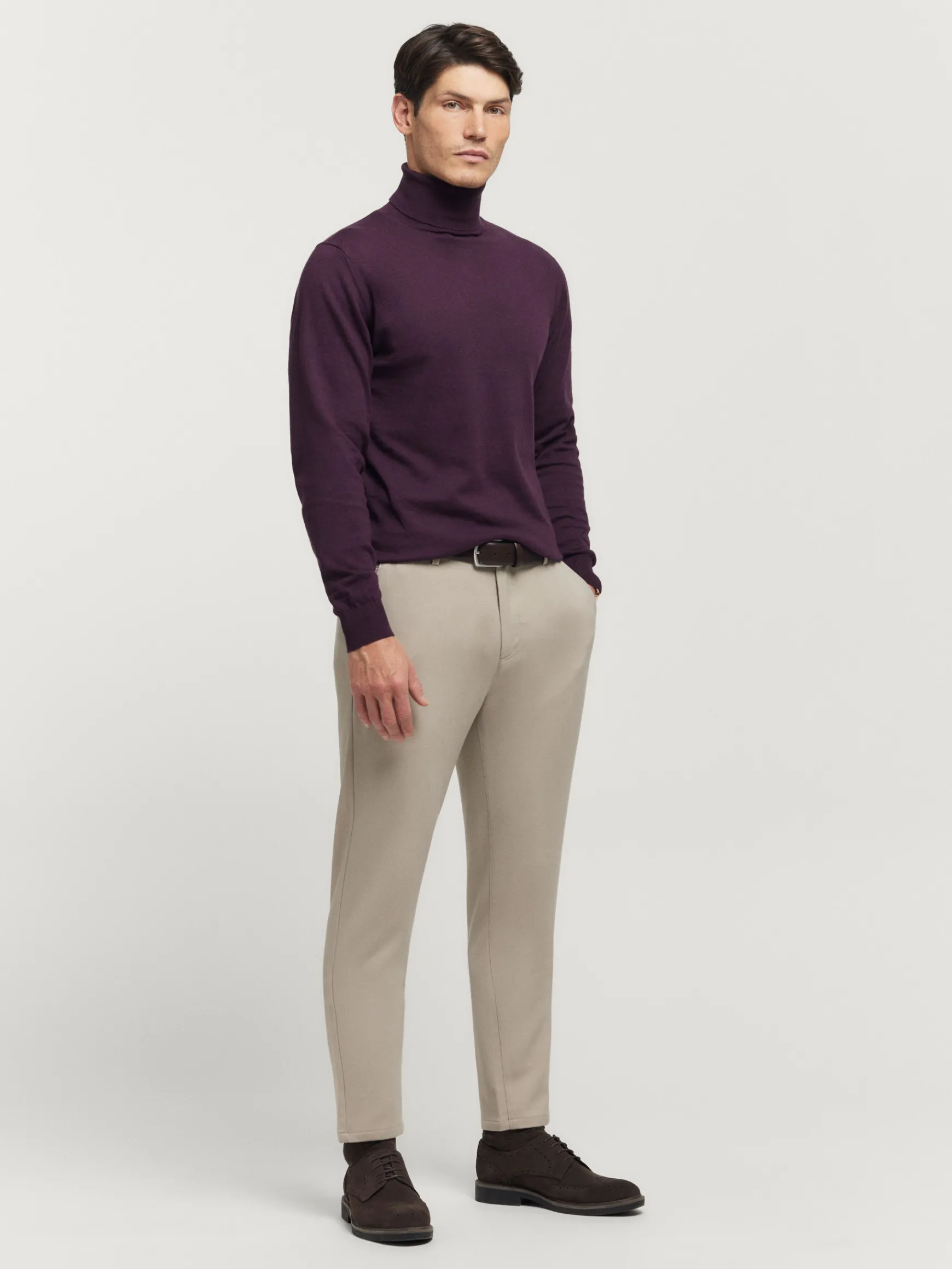 JERSEY ROLL COLLAR BURDEOS-Alvaro Moreno Clearance