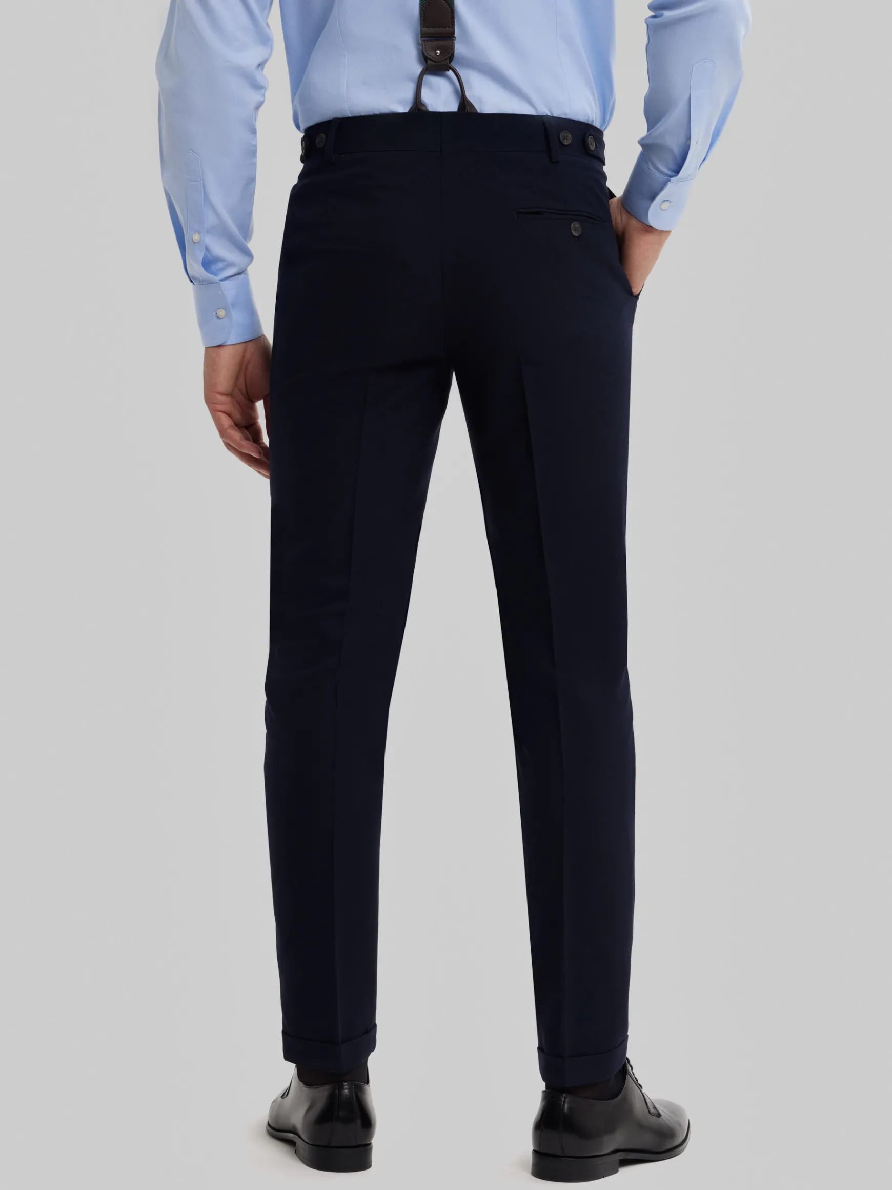 PANTALON CAPO PLAIN-Alvaro Moreno Sale