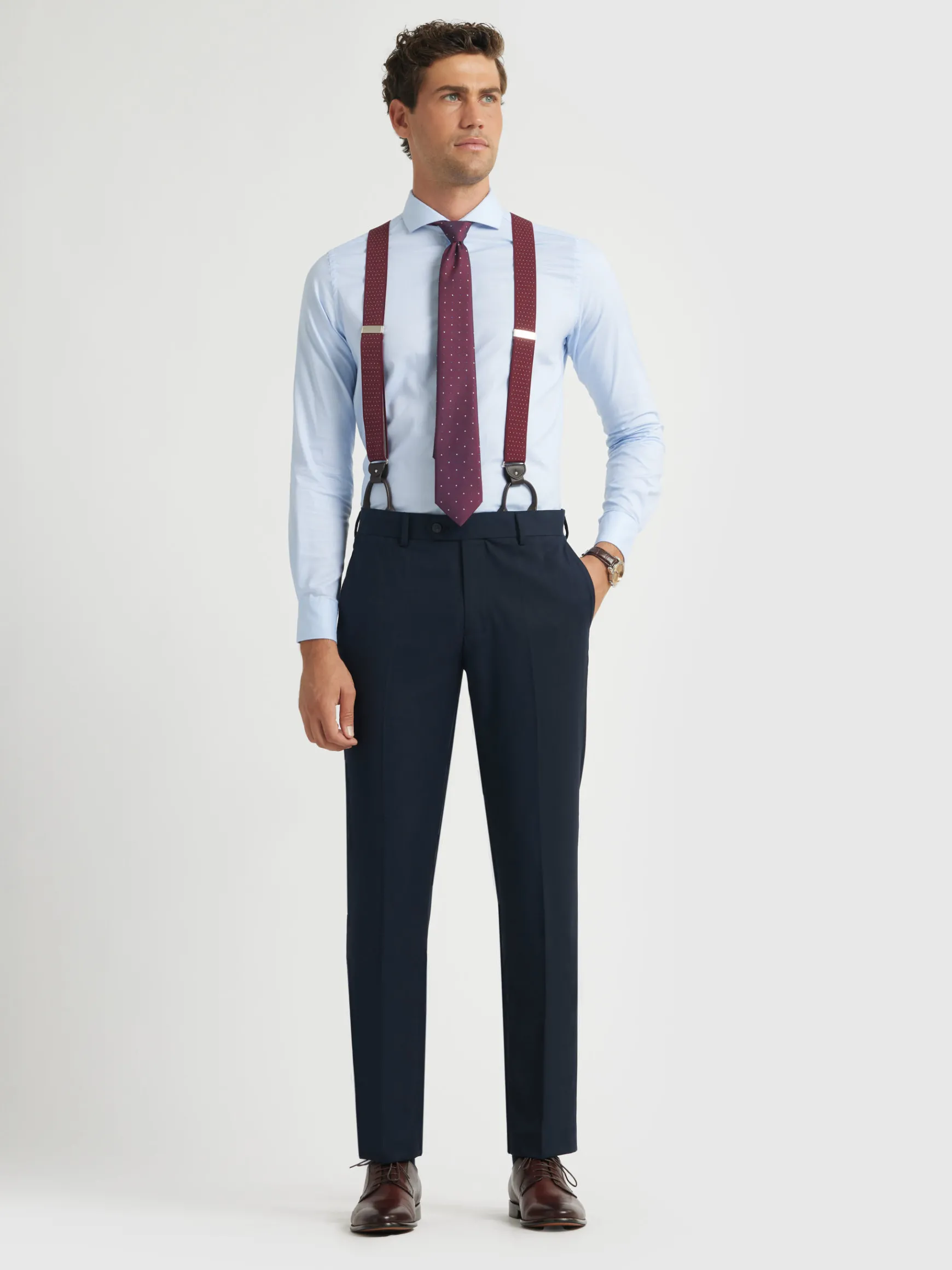 PANTALON TWILL CRUZADO-Alvaro Moreno Discount