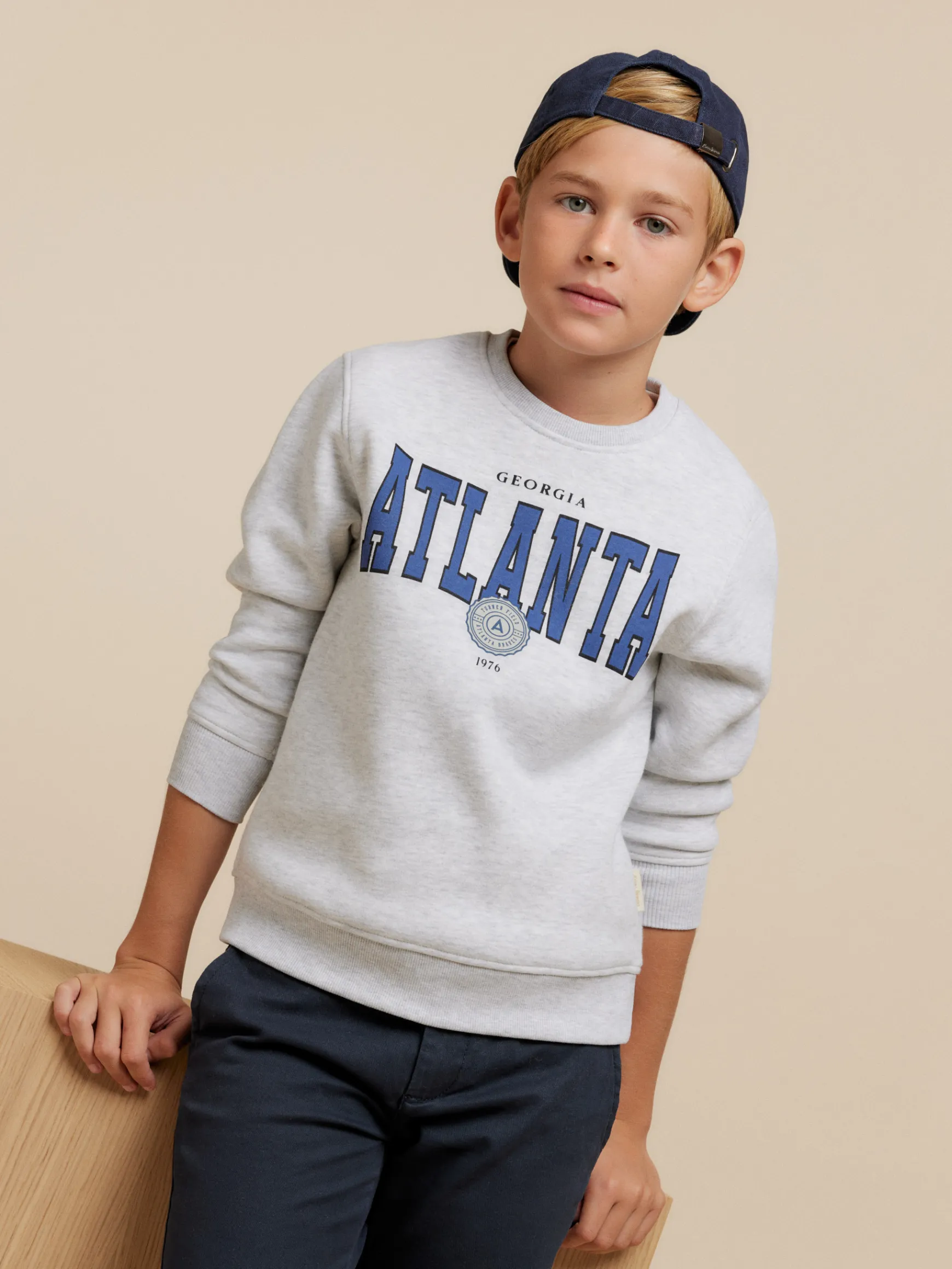 SUDADERA ATLANTA KIDS-Alvaro Moreno Best