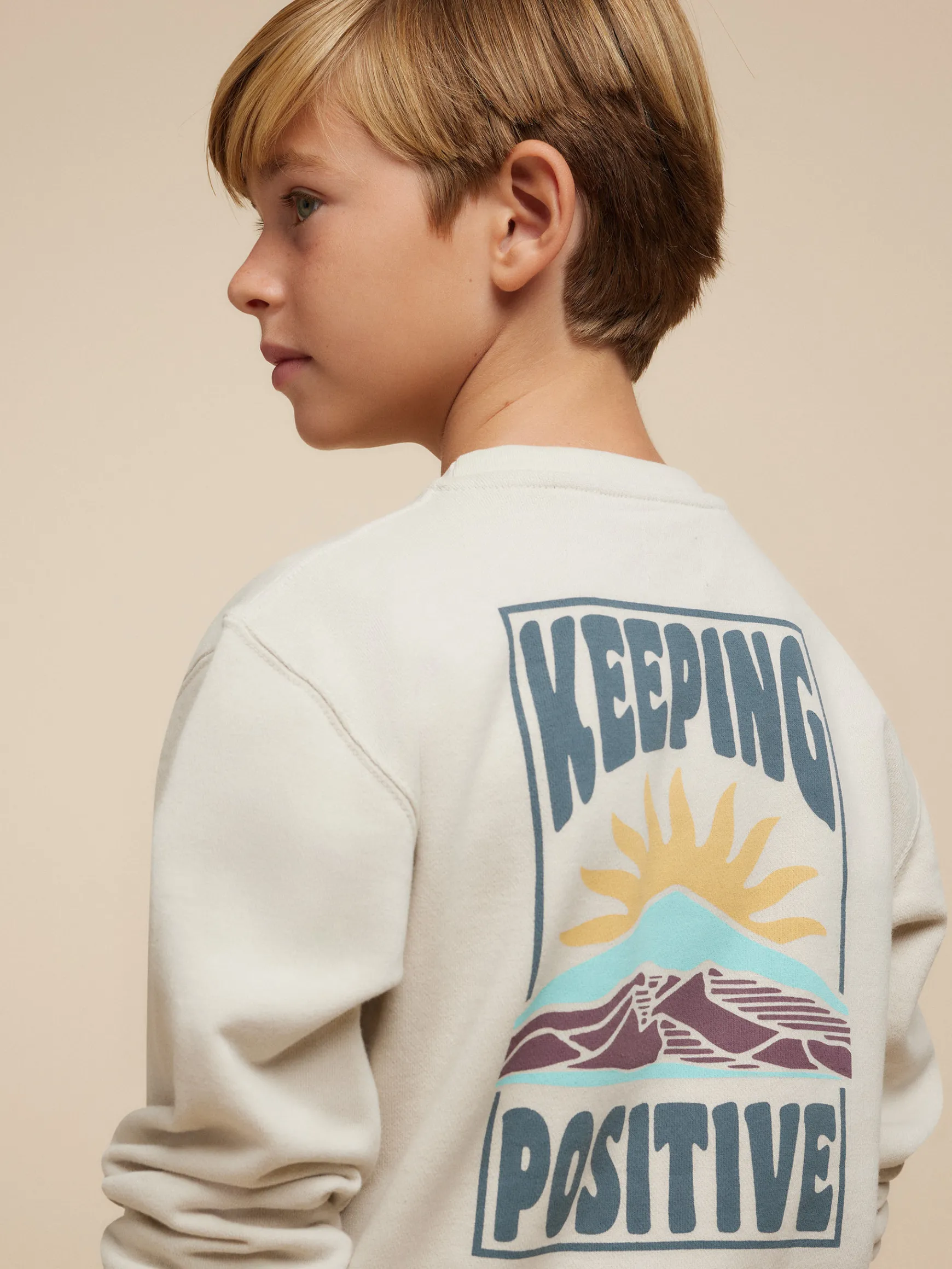 SUDADERA POSITIVE KIDS-Alvaro Moreno